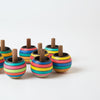 Spinning Turn Top with Stripes | Conscious Craft